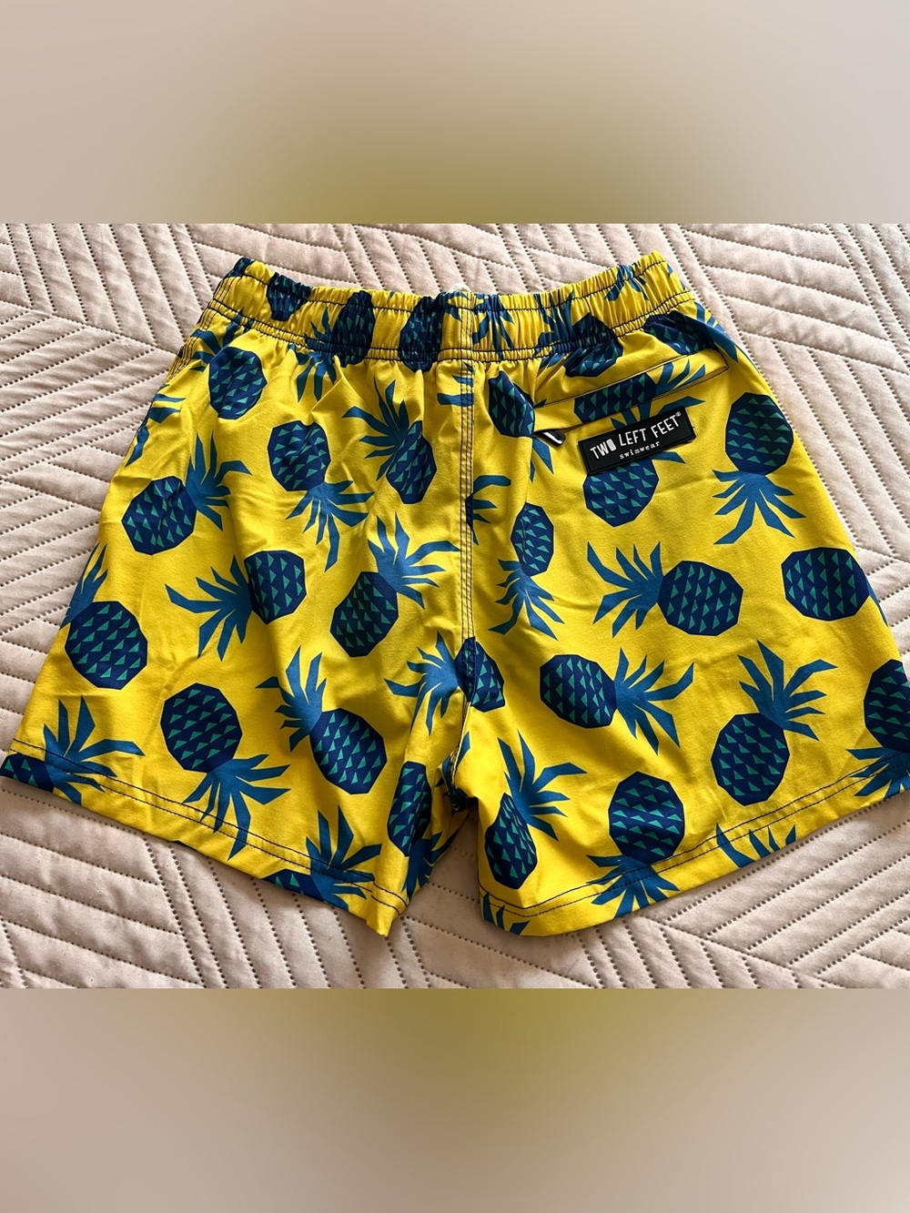 Two Left Feet Pineapple Swim Trunks – Men’s M